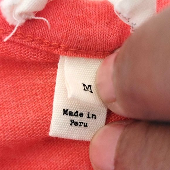 Soft Joie Coral Ruched Bottom Made in Peru Bodycon Tank Dress SZ Medium - Picture 8 of 12